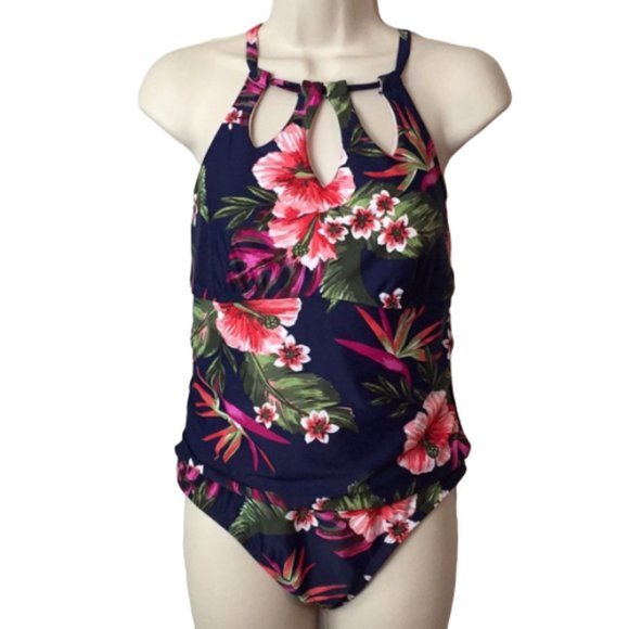 Kona Sol Swim | Kona Sol Floral One Piece Swimsuit Nwt | Poshmark